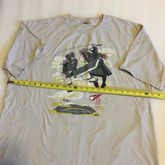 Sephiroth vs Cloud Ukiyo-e style~Tee Fury~Final Fantasy T-Shirt~2XL~Battle Scene - Picture 6 of 11